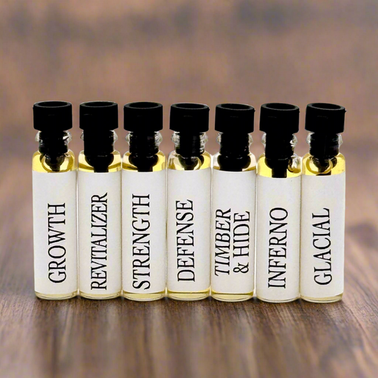 Beard oil sample kit